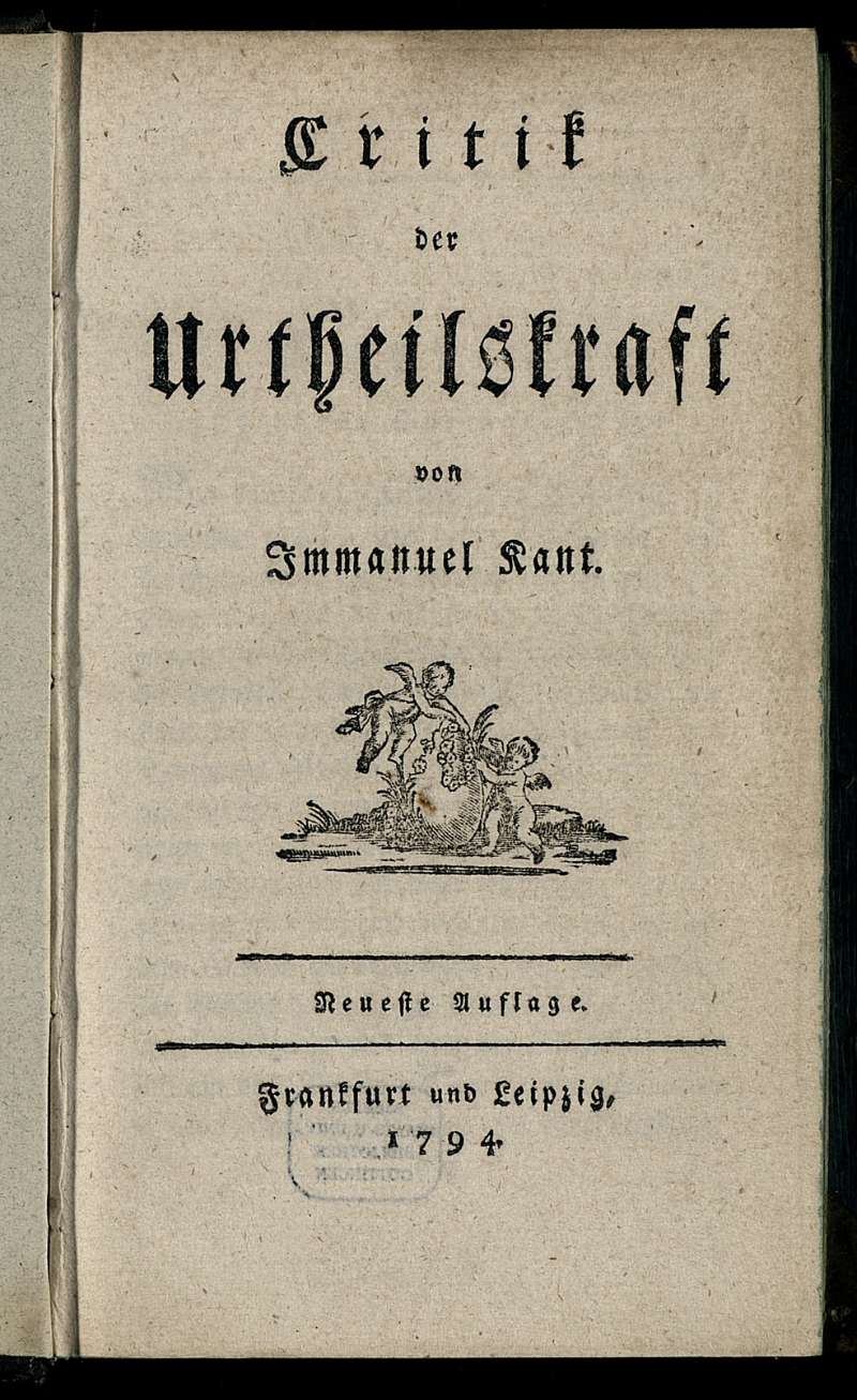 Lo bello en Kant (segunda entrega de Estética)