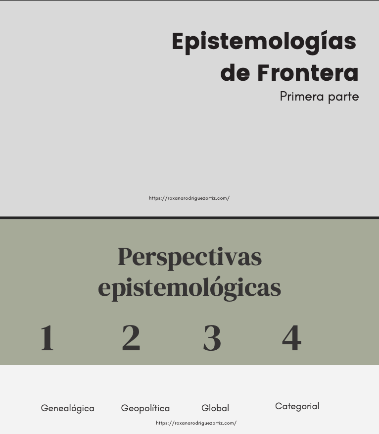 Epistemologías diferenciadas entre estudios fronterizos y estudios&nbsp;migratorios